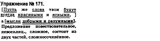 Русский язык 6 класс Быкова Е., Давидюк Л., Стативка В. Задание 171