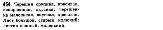 Русский язык 6 класс Баландина Н.Ф., Дегтярёва К.В., Лебеденко С.О. Задание 464