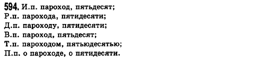 Русский язык 6 класс Баландина Н.Ф., Дегтярёва К.В., Лебеденко С.О. Задание 594