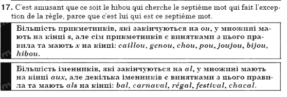 Французька мова, 6 клас Ю.М. Клименко Задание 17