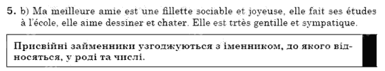 Французька мова, 6 клас Ю.М. Клименко Задание 5