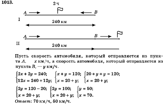 Алгебра 7 класс (для русских школ) Кравчук В.Р., Янченко Г.М. Задание 1013
