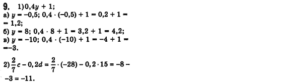 Алгебра 7 клас Мерзляк А., Полонський В., Якiр М. Задание 9