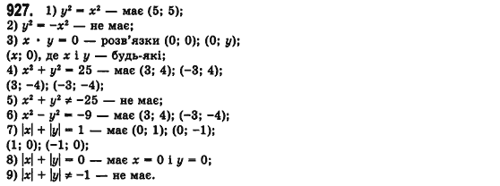 Алгебра 7 клас Мерзляк А., Полонський В., Якiр М. Задание 927