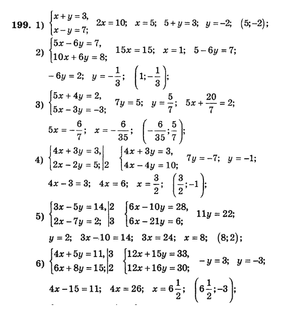 Алгебра. Збірник задач і завдань для тематичного оцінювання Мерзляк А.Г., Полонський В.Б., Рабінович Ю.М., Якір М.С. Вариант 199