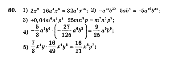 Алгебра. Збірник задач і завдань для тематичного оцінювання Мерзляк А.Г., Полонський В.Б., Рабінович Ю.М., Якір М.С. Вариант 80