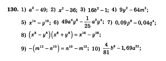 Алгебра. Збірник задач і завдань для тематичного оцінювання Мерзляк А.Г., Полонський В.Б., Рабінович Ю.М., Якір М.С. Вариант 130