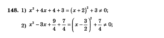 Алгебра. Збірник задач і завдань для тематичного оцінювання Мерзляк А.Г., Полонський В.Б., Рабінович Ю.М., Якір М.С. Вариант 148