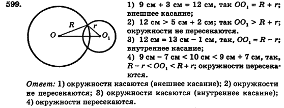 Геометрия 7 класс (для русских школ) Истер А.С. Задание 599