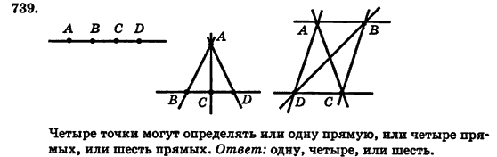 Геометрия 7 класс (для русских школ) Истер А.С. Задание 739