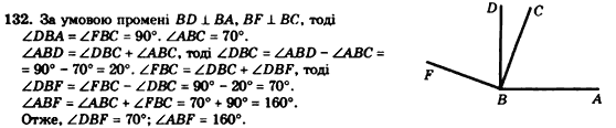 Геометрія 7клас Мерзляк А.Г., Полонський В.Б., Якір М.С. Задание 132