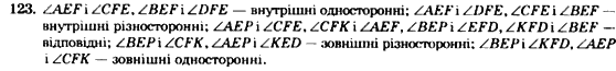 Геометрія 7 клас. Збірник задач і завдань для тематичного оцінювання Мерзляк А.Г., Полонський В.Б., Рабінович Ю.М., Якір М.С. Вариант 123