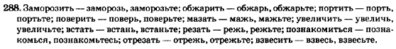 Русский язык 7 класс Баландина Н.Ф., Дехтярёва К.В., Лебеденко С.А. Задание 288