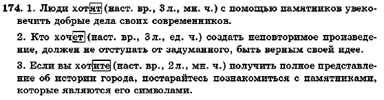 Русский язык 7 класс Михайловская Г.А., Пашковская Н.А., Корсаков В.А., Барабашова Е.В. Задание 174