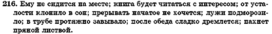 Русский язык 7 класс Михайловская Г.А., Пашковская Н.А., Корсаков В.А., Барабашова Е.В. Задание 216