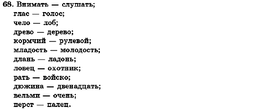 Русский язык 7 класс Михайловская Г.А., Пашковская Н.А., Корсаков В.А., Барабашова Е.В. Задание 68