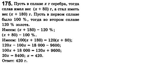 Алгебра 8 класс (для русских школ) Истер А.С. Вариант 175