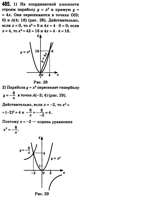 Алгебра 8 класс (для русских школ) Истер А.С. Задание 485