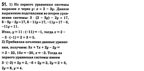 Алгебра 8 класс (для русских школ) Истер А.С. Задание 51