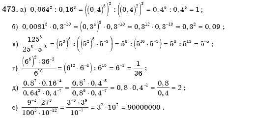 Алгебра 8 класс (для русских школ). Бевз Г.П., Бевз В.Г. Задание 473