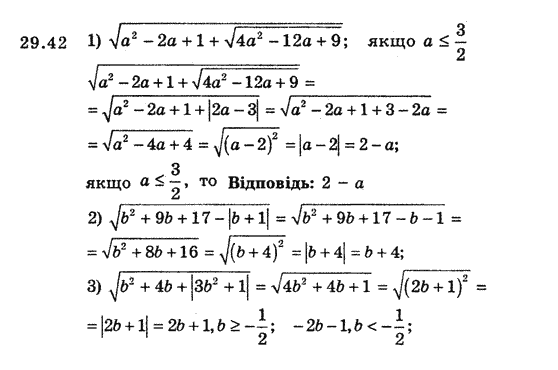 Алгебра 8 для класів з поглибленим вивченням математики Мерзляк А., Полонський В., Якiр М. Задание 2942