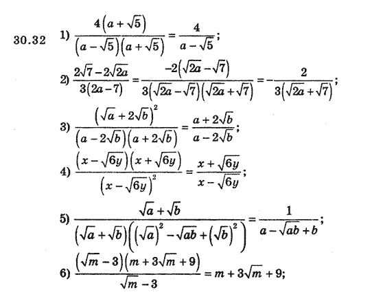 Алгебра 8 для класів з поглибленим вивченням математики Мерзляк А., Полонський В., Якiр М. Задание 3032