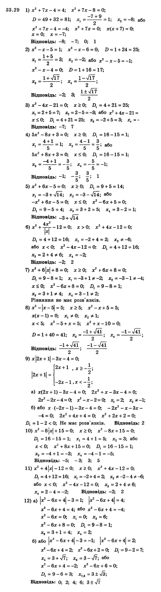 Алгебра 8 для класів з поглибленим вивченням математики Мерзляк А., Полонський В., Якiр М. Задание 3329