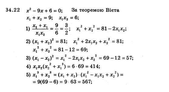 Алгебра 8 для класів з поглибленим вивченням математики Мерзляк А., Полонський В., Якiр М. Задание 3422