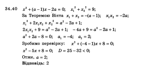 Алгебра 8 для класів з поглибленим вивченням математики Мерзляк А., Полонський В., Якiр М. Задание 3440