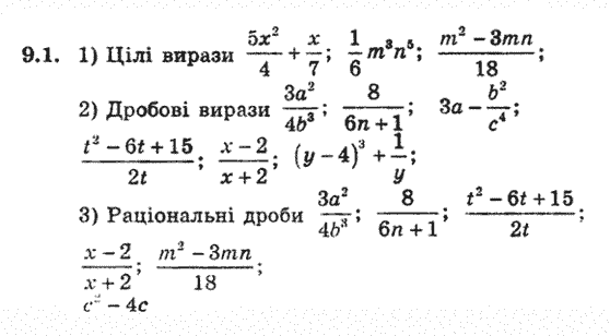 Алгебра 8 для класів з поглибленим вивченням математики Мерзляк А., Полонський В., Якiр М. Задание 91