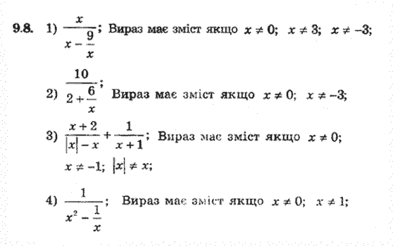 Алгебра 8 для класів з поглибленим вивченням математики Мерзляк А., Полонський В., Якiр М. Задание 98