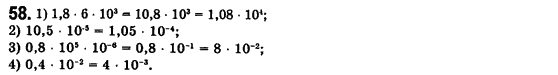Алгебра 8 класс. Сборник (для русских школ) Мерзляк А.Г., Полонский В.Б., Рабинович Ю.М., Якир М.С. Вариант 58