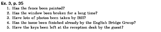 Англійська мова 8 клас. Робочий зошит О.Д. Карпюк Задание ex35