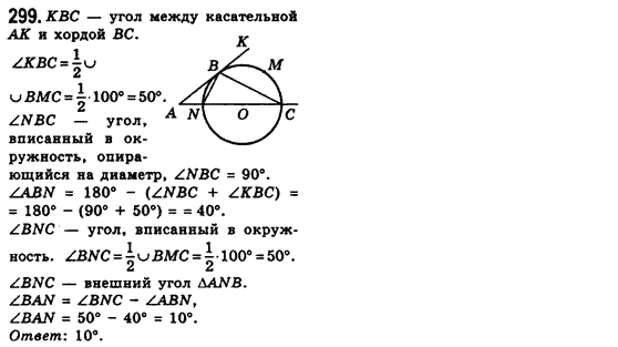 Геометрия 8 класс (для русских школ) Мерзляк А.Г., Полонский В.Б., Якир М.С. Задание 299