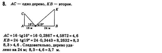 Геометрия 8 класс (для русских школ) Бевз Г.П., Бевз В.Г. Задание 8