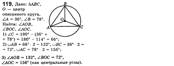 Геометрия 8 класс. Сборник (для русских школ) Мерзляк А.Г., Полонский В.Б., Якир М.С. Вариант 119