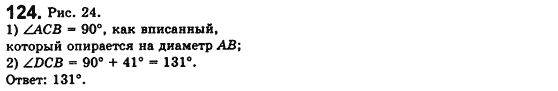 Геометрия 8 класс. Сборник (для русских школ) Мерзляк А.Г., Полонский В.Б., Якир М.С. Вариант 124