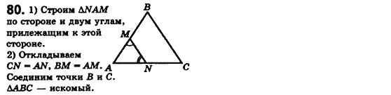 Геометрия 8 класс. Сборник (для русских школ) Мерзляк А.Г., Полонский В.Б., Якир М.С. Вариант 80