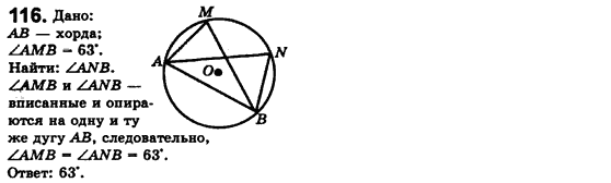 Геометрия 8 класс. Сборник (для русских школ) Мерзляк А.Г., Полонский В.Б., Якир М.С. Вариант 116