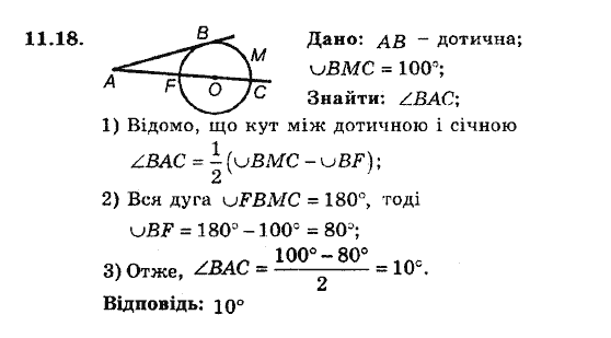 Геометрія 8. Для класів з поглибленним вивченням математики Мерзляк А.Г., Полонський В.Б., Якір М.С. Задание 1118