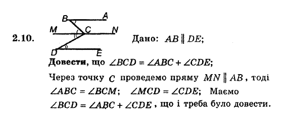 Геометрія 8. Для класів з поглибленним вивченням математики Мерзляк А.Г., Полонський В.Б., Якір М.С. Задание 210