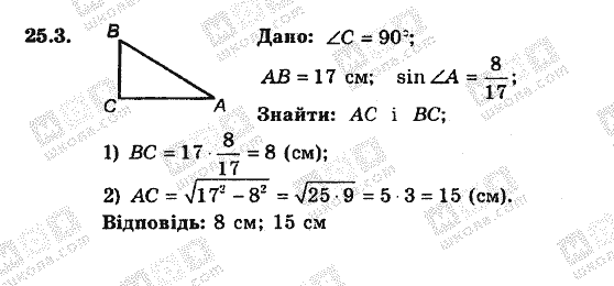 Геометрія 8. Для класів з поглибленним вивченням математики Мерзляк А.Г., Полонський В.Б., Якір М.С. Задание 253