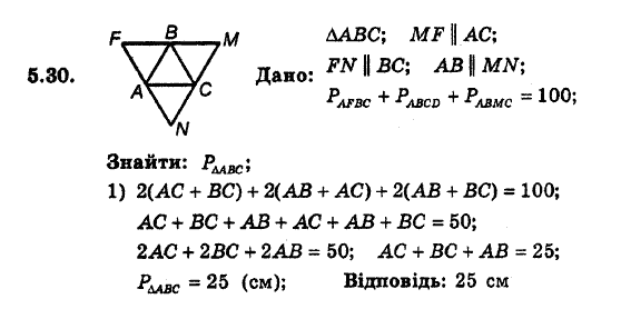 Геометрія 8. Для класів з поглибленним вивченням математики Мерзляк А.Г., Полонський В.Б., Якір М.С. Задание 530