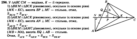 Геометрія 8 клас. Збірник Мерзляк А.Г., Полонський В.Б.,  Рабінович Ю.М., Якір М.С. Вариант 294