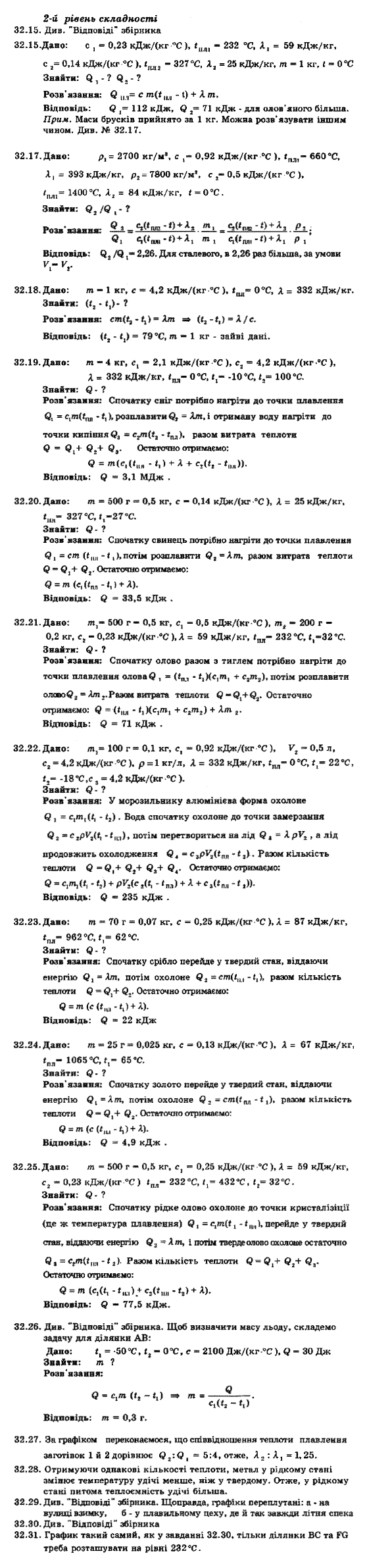 Фізика 8 клас. Збірник задач Ненашев І.Ю. Задание 32153231