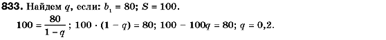 Алгебра 9 класс (для русских школ) Кравчук В., Пидручная М., Янченко Г. Задание 833
