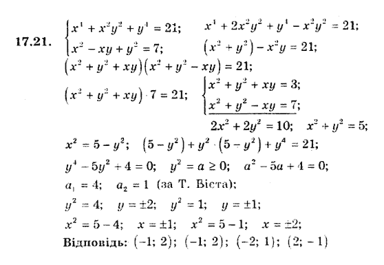 Алгебра 9. Для класів з поглибленим вивченням математики Мерзляк А., Полонський В., Якiр М. Задание 1721