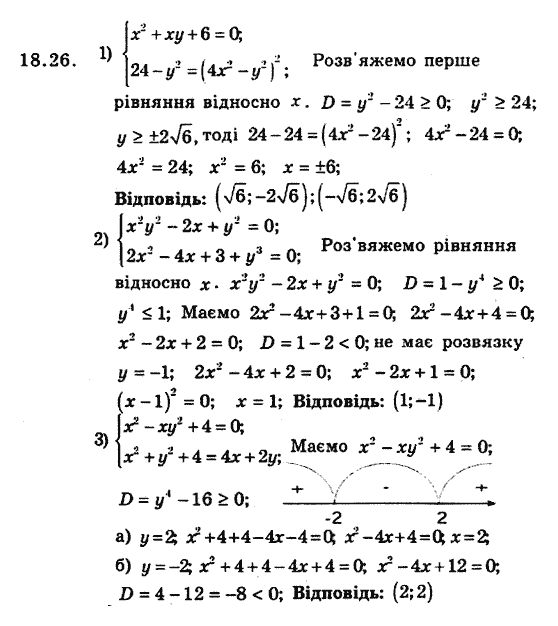 Алгебра 9. Для класів з поглибленим вивченням математики Мерзляк А., Полонський В., Якiр М. Задание 1826