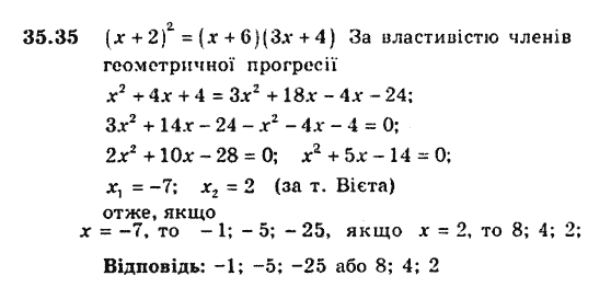 Алгебра 9. Для класів з поглибленим вивченням математики Мерзляк А., Полонський В., Якiр М. Задание 3534