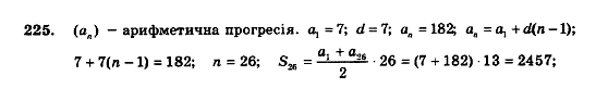 Алгебра 9 клас. Збірник задач і контрольних робіт Мерзляк А.Г., Полонський В.Б., Рабінович Ю.М., Якір М.С. Вариант 225